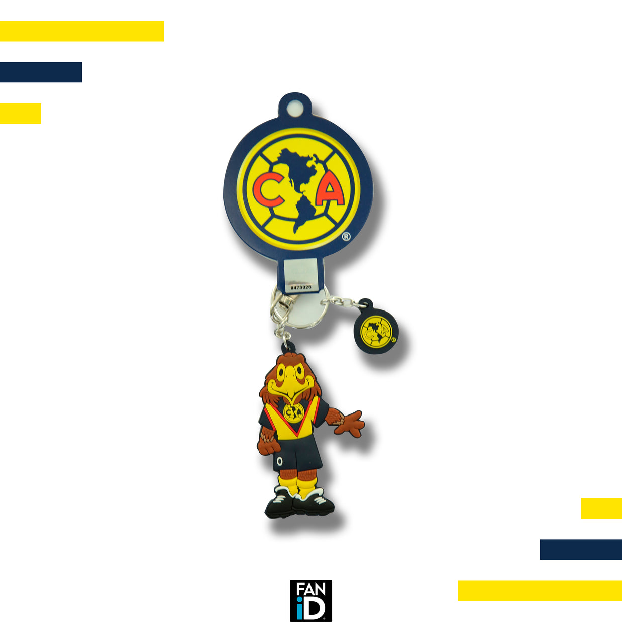 Llavero de Silicón Águila Mascota Club América