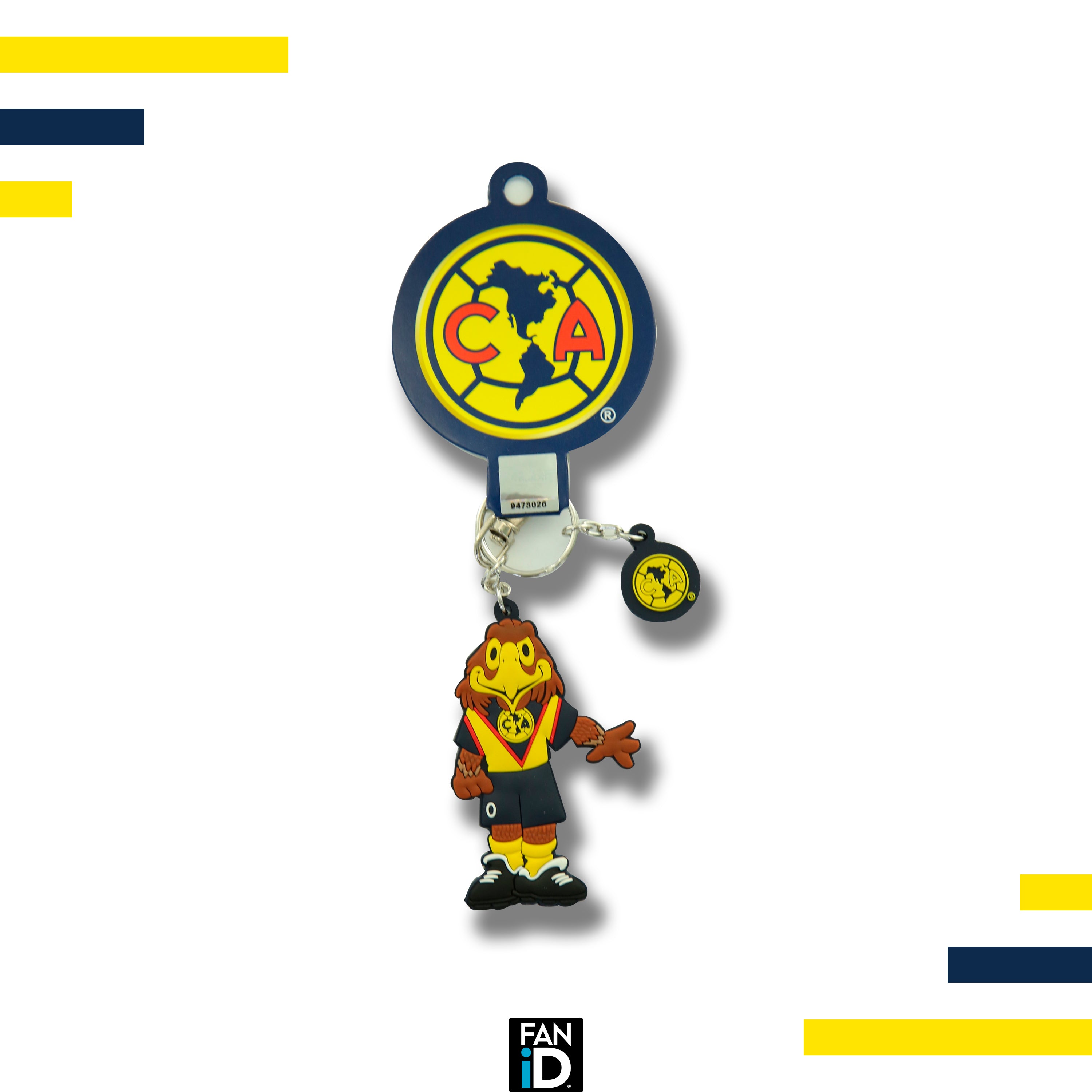 Llavero de Silicón Águila Mascota Club América