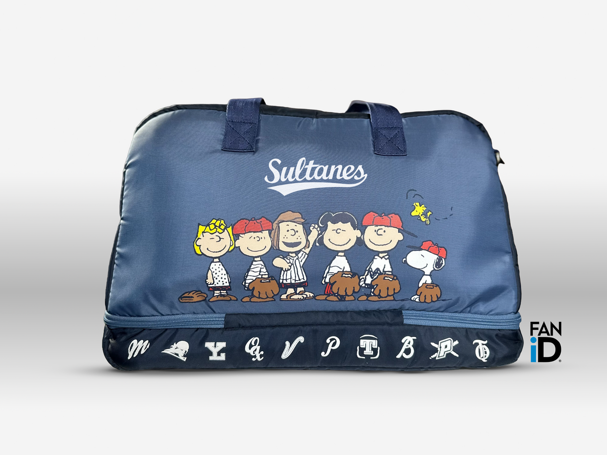 Maleta Deportiva Sultanes De Monterrey x Peanuts