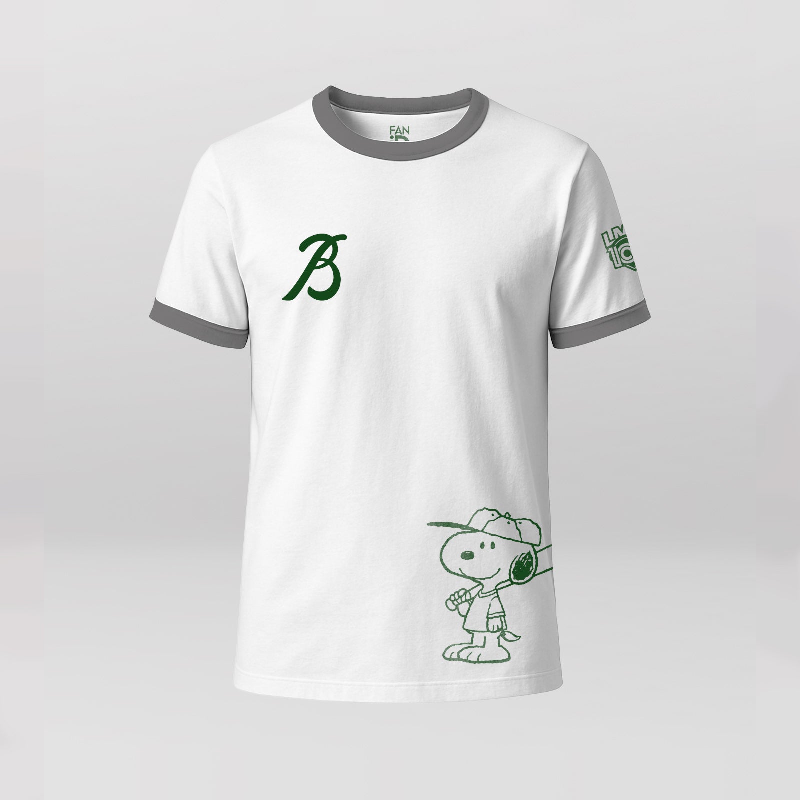 Playera Oficial Básica Bravos De León x Peanuts
