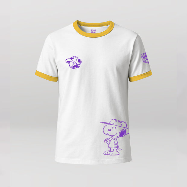 Playera Oficial Básica Dorados De Chihuahua x Peanuts
