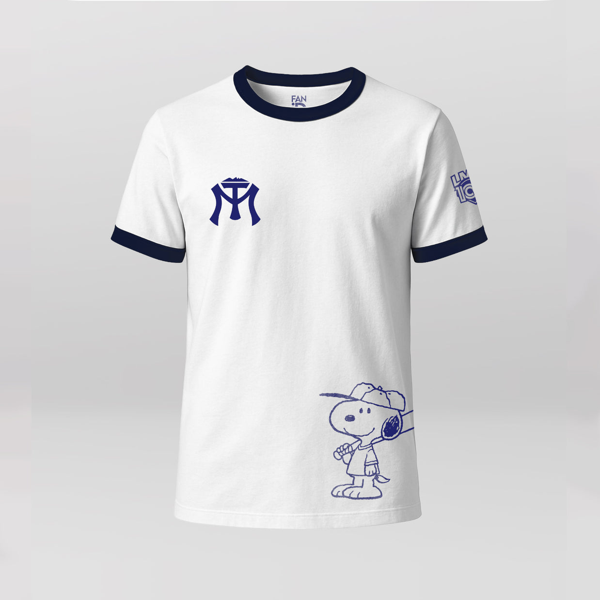 Playera Oficial Básica Sultanes De Monterrey x Peanuts