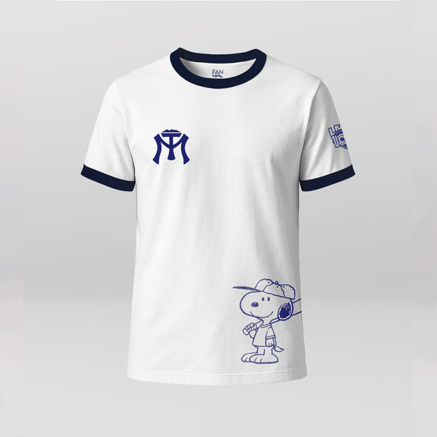 Playera Oficial Básica Sultanes De Monterrey x Peanuts