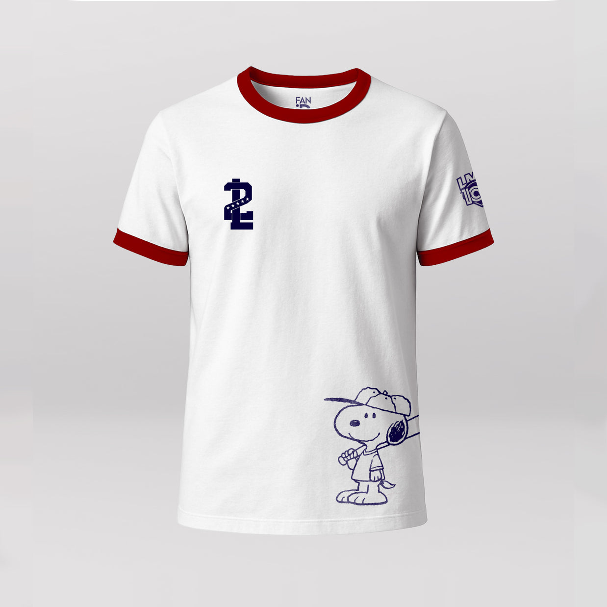Playera Oficial Básica Tecos De Los Dos Laredos x Peanuts