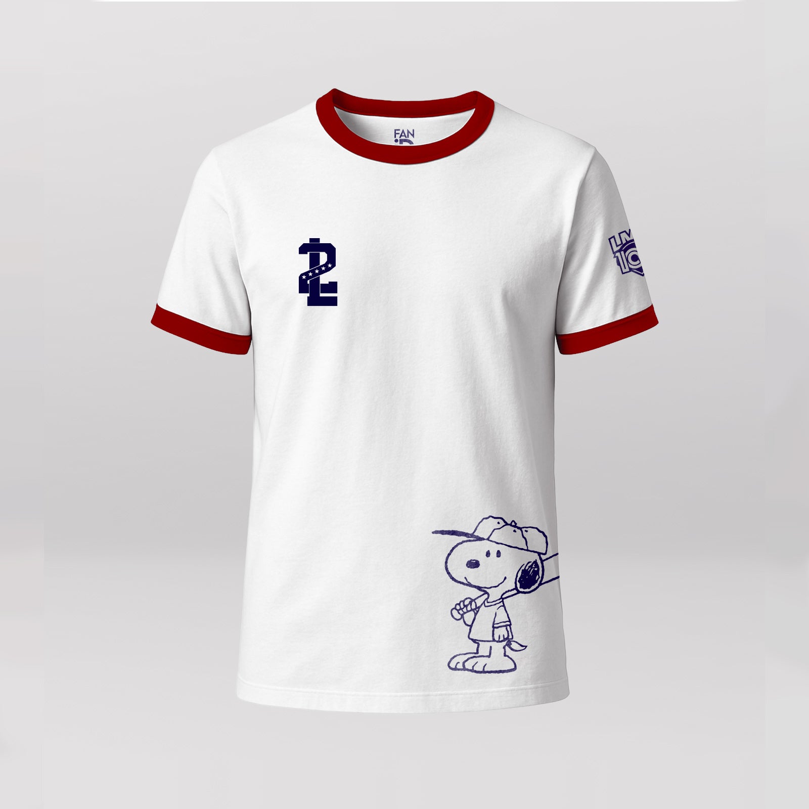 Playera Oficial Básica Tecos De Los Dos Laredos x Peanuts