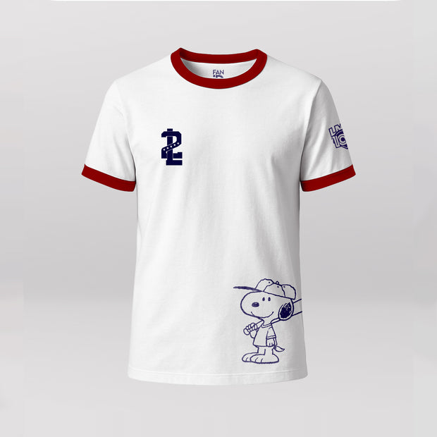 Playera Oficial Básica Tecos De Los Dos Laredos x Peanuts