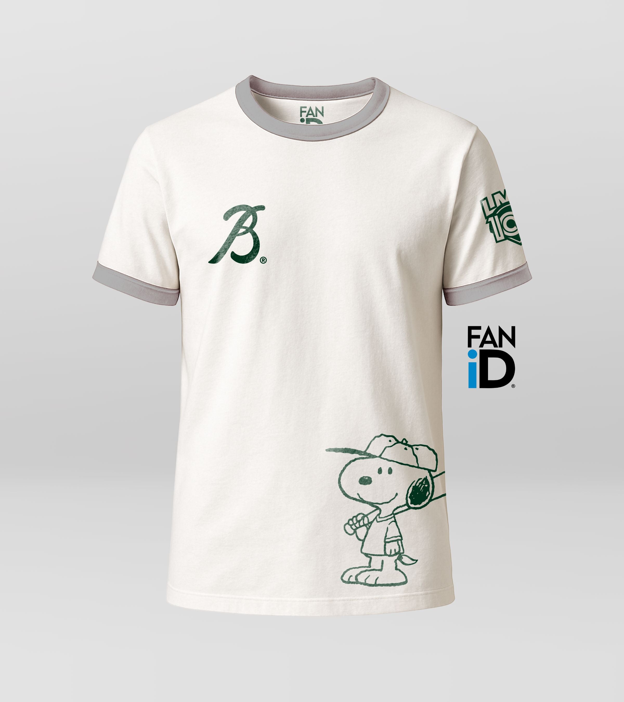 Playera Oficial Básica Bravos De León x Peanuts
