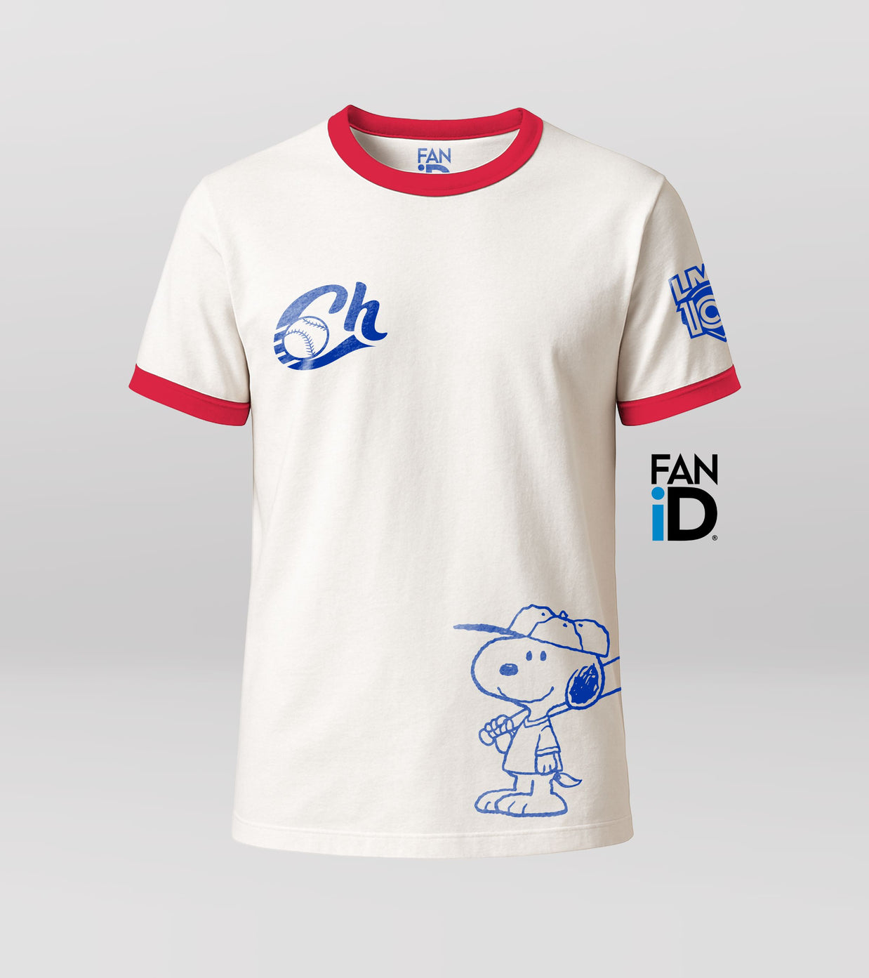 Playera Oficial Básica Charros De Jalisco x Peanuts