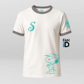 Playera Oficial Básica Saraperos De Saltillo x Peanuts
