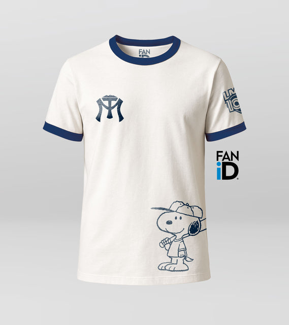 Playera Oficial Básica Sultanes De Monterrey x Peanuts