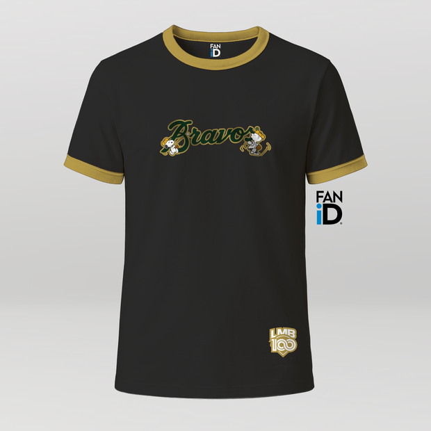 Playera Oficial Bravos De León x Peanuts