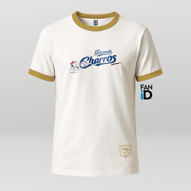 Playera Oficial Charros De Jalisco x Peanuts