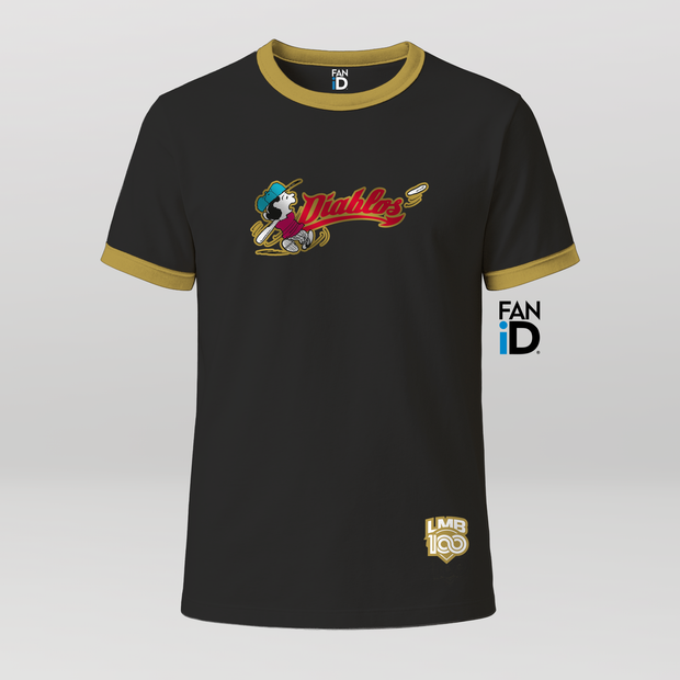 Playera Oficial Diablos Rojos Del Mexico x Peanuts
